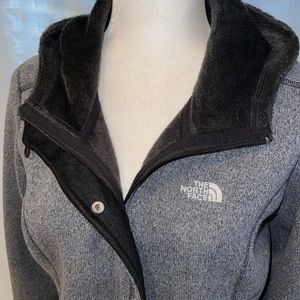 Fleece hooded jacket